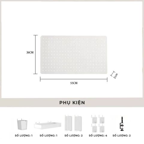 Bảng Pegboard Để Bàn IGA Decor, Tối Ưu Không Gian - GM171