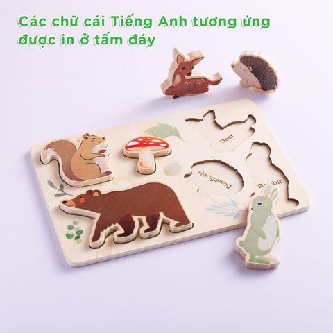 Bảng Đồ Chơi Giáo Dục Nhận Biết Động Vật Cho Trẻ Chất Lượng Cao Cấp IGEA - TOY05