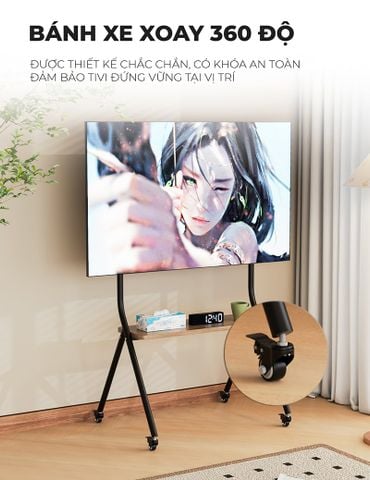 Giá Treo Tivi Di Động IGA Hiện Đại, Linh Hoạt Sử Dụng - GM189.V2