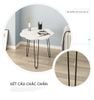 Bàn Trà Hình Đám Mây Màu Trắng Nổi Bật Cho Phòng Khách - Nội Thất IGA - GM83