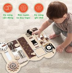 Bảng Đồ Chơi Giáo Dục Thông Minh Cho Bé Gỗ Polywood Cao Cấp IGEA - TOY10 - Nội thất IGA Việt Nam