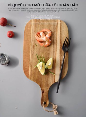 Thớt Gỗ Décor Vuông - PG23