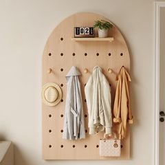 Bảng Pegbroad Vân Gỗ MDF Đa Năng IGEA - GP330 - Nội Thất IGA Việt Nam