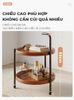 Bàn Trà Di Động 2 Tầng Có Bánh Xe Tiện Lợi, Linh Hoạt - GM188