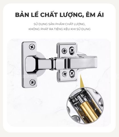 Tủ quần áo 5 Cánh Vân Gỗ Trắng - GP341 - Nội Thất IGA Việt Nam