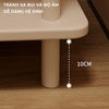 Bàn Trà Chân Sắt 2 Tầng Trắng - GM143 - Nội Thất IGA Việt Nam