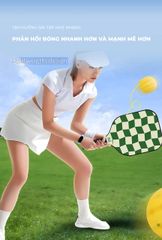 Vợt Pickleball Xanh Caro Viền Đen Hiện Đại - PK01B.5