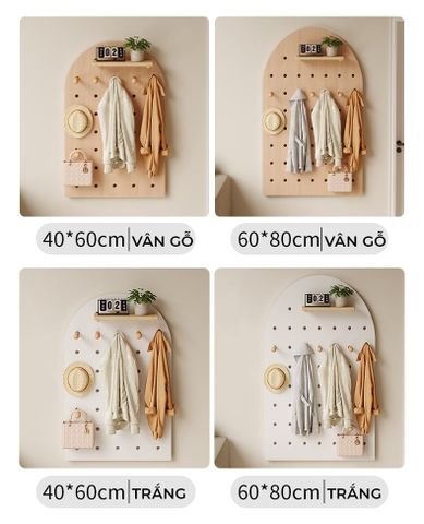Bảng Pegbroad Vân Gỗ MDF Đa Năng IGEA - GP330 - Nội Thất IGA Việt Nam