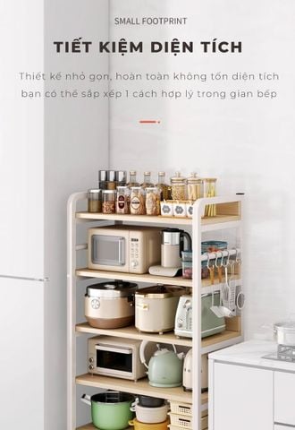 [Giảm giá 60%] Kệ Nhà Bếp IGA 3–5 Tầng Đựng Đồ Gọn Gàng, Tiện Lợi - GM174