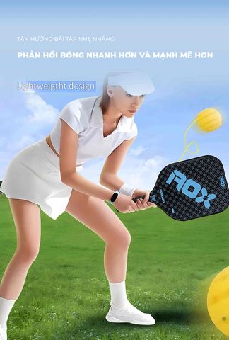 Vợt pickeball ROX xanh đỏ viền trắng PK02A