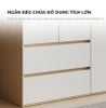 Tủ quần áo 5 Cánh Vân Gỗ Trắng - GP341 - Nội Thất IGA Việt Nam