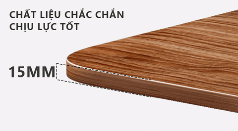 Bàn Ăn Thông Minh Gấp Gọn gỗ MDF kèm bánh xe tiện lợi - Màu vân gỗ óc chó - GM107