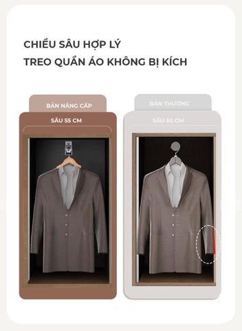 Tủ quần áo đơn vân gỗ trắng GP353