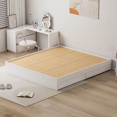 Giường Ngủ Hiện Đại Không Kèm Tab Vân Gỗ Trắng - Đa Dạng Kích Thước - GP342