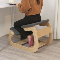 Ghế Chân Quỳ Gỗ Plywood Cao Cấp với thiết kế công thái học chống gù lưng - GP266 - Nội Thất IGA Việt Nam