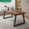 Bàn Làm Việc Chân Sắt Mặt Gỗ MDF Với Thiết Kế Sang Trọng, Hiện Đại - Đen/ Trắng Vân Gỗ - GM121 - Nội Thất IGA Việt Nam