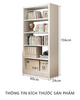 Kệ Sách 5 Tầng Gỗ MDF (2 Màu) tối ưu Đơn Giản - GP250 - IGEA Việt Nam