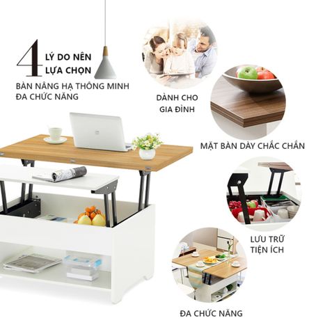 B.T.S Phong Cách Hiện Đại - Vân Gỗ Phối Trắng - GP283 - Nội Thất IGA Việt Nam - Khai tử