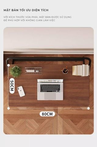 Bàn Làm Việc Thông Minh Mặt Gỗ MDF Gấp Gọn - GM139 - Nội Thất IGA Việt Nam