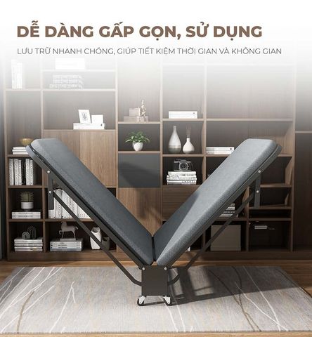 Giường Đơn Văn Phòng Gấp Gọn Tiện Lợi - GM193 - Nội Thất IGA Việt Nam