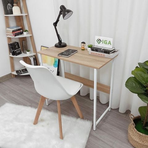 Bàn Học - Bàn Làm Việc Gỗ MDF Thông Minh Karlma với thiết kế đơn giản, hiện đại cho không gian làm việc, học tập tại nhà - GM09