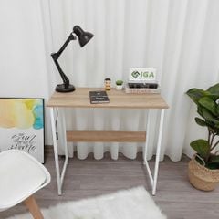 Bàn Học - Bàn Làm Việc Gỗ MDF Thông Minh Karlma với thiết kế đơn giản, hiện đại cho không gian làm việc, học tập tại nhà - GM09