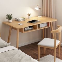 Bàn Làm Việc Gỗ Cao Cấp Kèm 2 Hộc Tủ Đa Năng Tiện Lợi - IGA - GP185