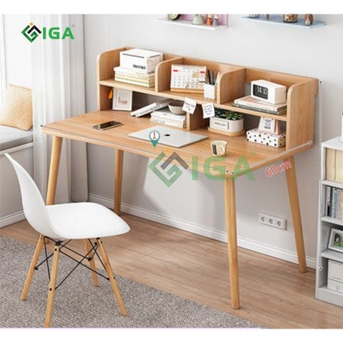 Bàn Làm Việc Thông Minh Kèm Kệ Sách Đa Năng cho không gian học tập, làm việc tiện lợi, hiện đại - GP197