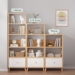 Kệ Sách S Style Đa Tầng Gỗ MDF Hiện Đại Gọn Gàng - GP144 - Nội Thất IGA Việt Nam