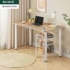 Bàn Làm Việc Gỗ MDF Chân Sắt Tròn Hiện Đại GM62 - Nội Thất IGA Việt Nam