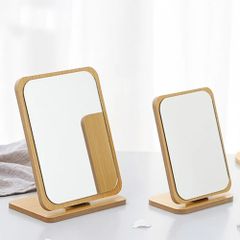 Gương Trang Điểm Để Bàn Khung Gỗ MDF mang thiết kế đơn giản, nhỏ gọn cho góc trang điểm ngăn nắp - GP120