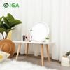Bàn Trang Điểm kèm gương tiện lợi mang Phong Cách Bắc Âu cho không gian phòng hiện đại, sang trọng - GP117