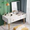Bàn Phấn Trang Điểm Ngồi Bệt Gỗ MDF kèm gương và ngăn kéo tiện lợi  - GP143