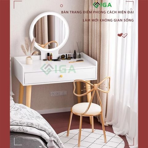 Bàn Trang Điểm Gương LED Cảm Ứng - GP202 - Nội Thất IGA Việt Nam