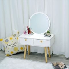 Bàn Trang Điểm Mini kèm Gương và ngăn kéo tiện lợi cho không gian trang điểm tối giản - GP140