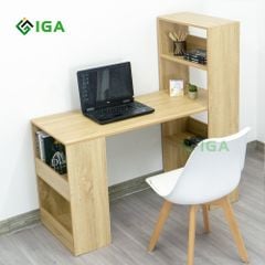 Bàn Làm Việc Thông Minh kết hợp Giá Sách Đa Năng cho góc làm việc, học tập ngăn nắp, tiện lợi - GP04
