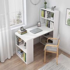 Bàn Làm Việc Thông Minh kết hợp Giá Sách Đa Năng cho góc làm việc, học tập ngăn nắp, tiện lợi - GP04