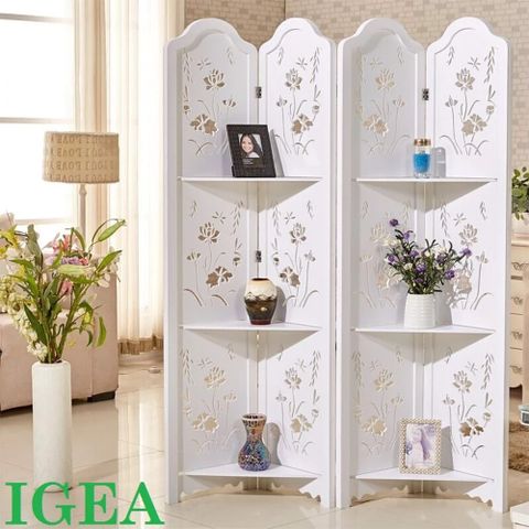 Bình Phong Lá Sen Có Kệ - IG474 - Khai tử