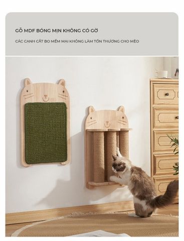 Thảm Cào Móng Treo Tường Cho Mèo IGA Tiện Lợi - GU2