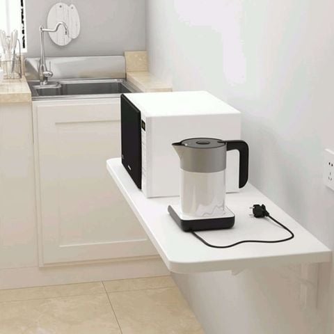 Bàn gấp gọn treo tường thông minh chất liệu MDF tối ưu cho không gian học tập, làm việc tiện lợi - GP302 - Nội Thất IGA Việt Nam