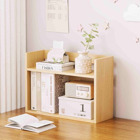 Kệ sách gỗ 2 - 3 tầng đa năng cho không gian gọn gàng, ngăn nắp - Nhà máy IGA - GA37