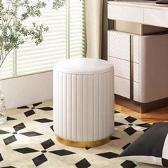 Ghế Đôn Bàn Trang Điểm IGA Hiện Đại, Tối Giản, Êm Ái - GC45