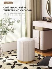 Ghế Đôn Bàn Trang Điểm IGA Hiện Đại, Tối Giản, Êm Ái - GC45