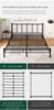 Giường sắt khung đen 1.6x2m - GM158 - Nội Thất IGA Việt Nam