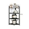 Kệ Góc 4 - 5 Tầng Full Đen - GM119 - Nội Thất IGA Việt Nam