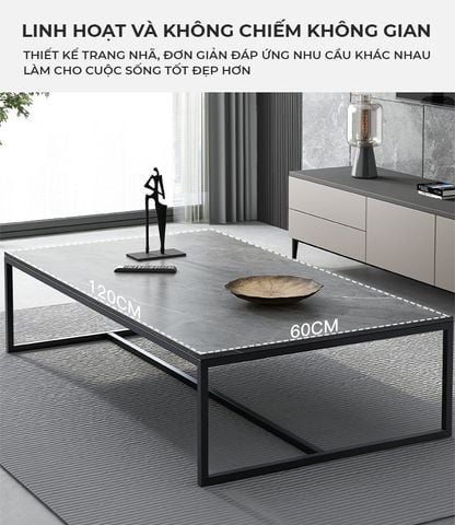 Bàn Trà Phòng Khách Vân Đá - GM150 - Nội Thất IGA Việt Nam