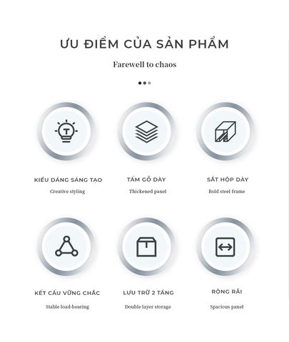 Kệ Lò Vi Sóng Khung Trắng Vân Gỗ/ Khung Đen Gỗ Óc Chó - GM157 - Nội Thất IGA Việt Nam