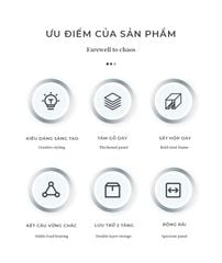 Kệ Lò Vi Sóng Khung Trắng Vân Gỗ/ Khung Đen Gỗ Óc Chó - GM157 - Nội Thất IGA Việt Nam