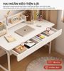 Bàn Làm Việc Có Ngăn Full Trắng - GM162 - Nội Thất IGA Việt Nam