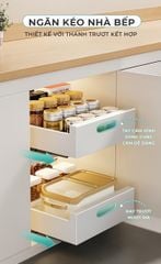 Thiết Bị Nhà Bếp Ngăn Kéo Nhà Bếp Trắng - GM165 - Nội Thất IGA Việt Nam